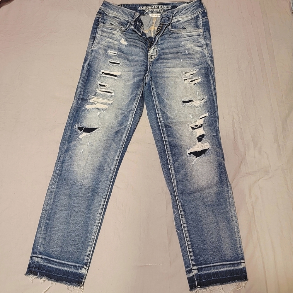 American Eagle Hi-Rise Jegging Crop Super Strech